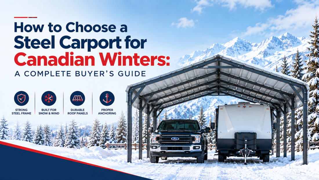 How to Choose a Steel Carport for Canadian Winters: A Complete Buyer's Guide