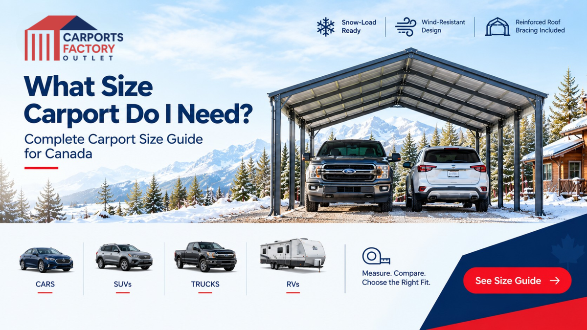 What Size Carport Do I Need? Complete Carport Size Guide for Canada