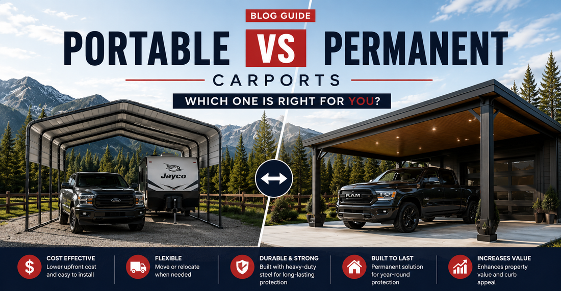 Portable vs Permanent Carports: Which One Is Right for You?
