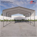 Portable 20' Wide Steel Carport