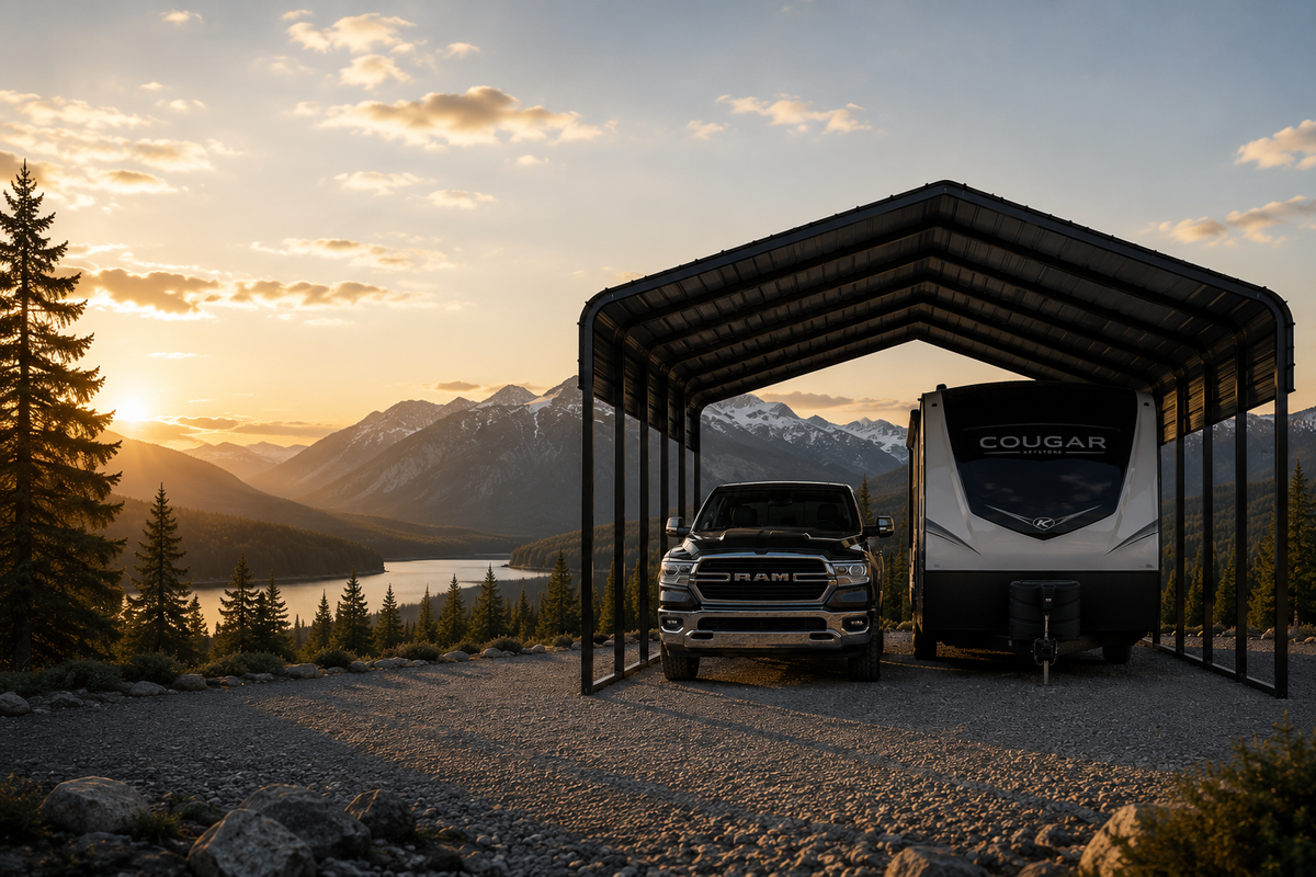 Steel Carports, Built to Last.